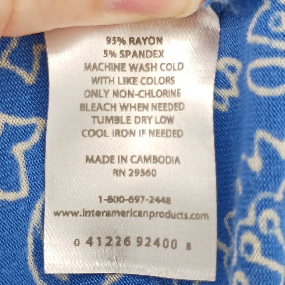 #139 3/$18 - Dip Blue/White Tank Top Size XS - Picture 5 of 6